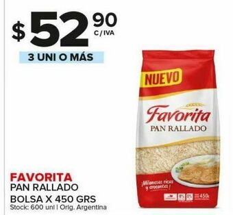 Carrefour Maxi Pan rallado favorita 450g oferta