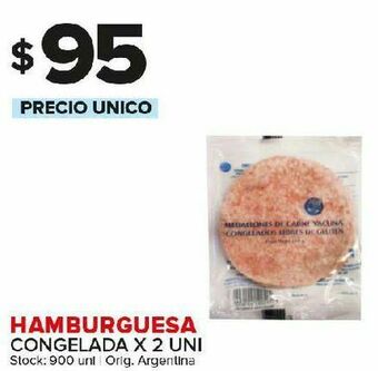 Carrefour Maxi Hamburguesa congelada 2uni oferta