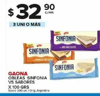 Carrefour Maxi Obleas sinfonia gaona 100g oferta