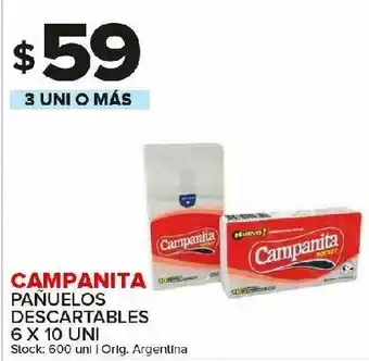 Carrefour Maxi Pañuelos descartables campanita 6x10uni oferta