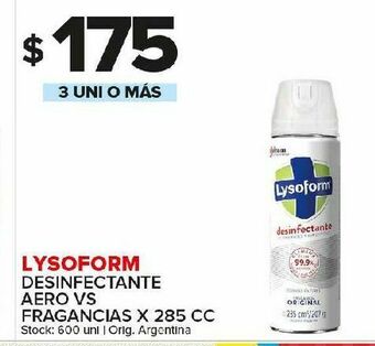 Carrefour Maxi Desinfectante lysoform aero 285cc oferta