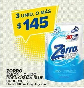 Carrefour Maxi Jabón líquido zorro 800cc oferta