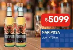 Nini Mayorista Mariposa licor oferta