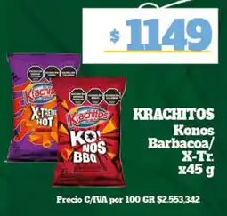 Nini Mayorista Krachitos konos barbacoa/ x-tr. oferta