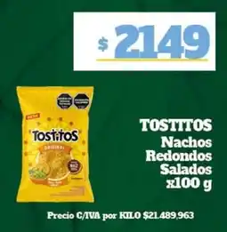 Nini Mayorista Tostitos nachos redondos salados oferta