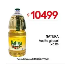 Nini Mayorista Natura aceite girasol oferta