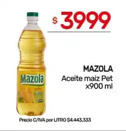 Nini Mayorista Mazola aceite maiz pet oferta