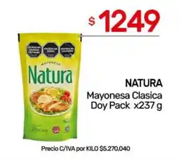 Nini Mayorista Natura mayonesa clasica doy pack oferta