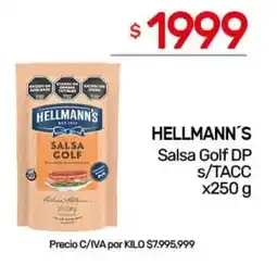Nini Mayorista Hellmann's salsa golf dp s/tacc oferta