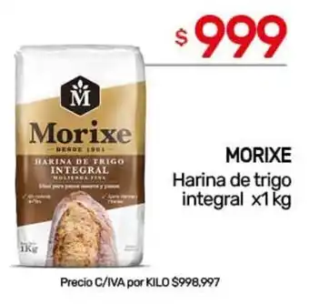 Nini Mayorista Morixe harina de trigo integral oferta