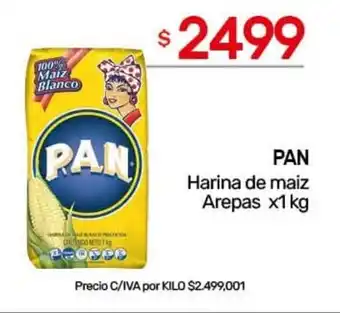 Nini Mayorista Pan harina de maiz arepas oferta