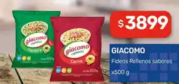 Nini Mayorista Giacomo fideos rellenos sabores oferta