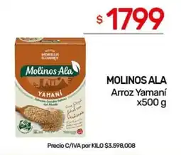 Nini Mayorista Molinos ala arroz yamaní oferta