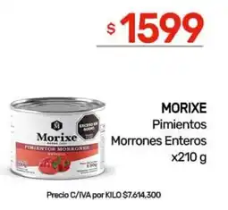 Nini Mayorista Morixe pimientos morrones enteros oferta