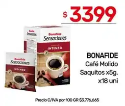 Nini Mayorista Bonafide café molido saquitos oferta