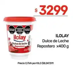 Nini Mayorista Ilolay dulce de leche repostero oferta