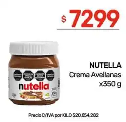 Nini Mayorista Nutella crena avellanas oferta