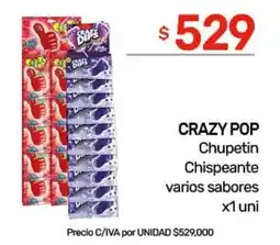 Nini Mayorista Crazy Pop chupetin chipeante oferta
