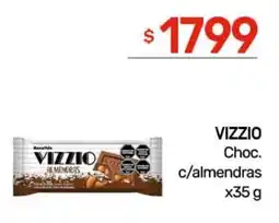 Nini Mayorista Vizzio chocolate con almendras oferta
