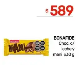 Nini Mayorista Bonafide chocolate con leche y mani oferta