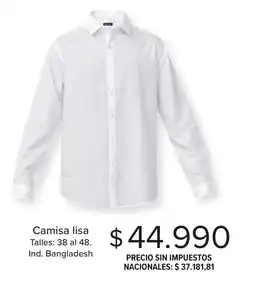 Carrefour Camisa lisa oferta