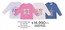 Carrefour Tex remera manga larga con estampa oferta