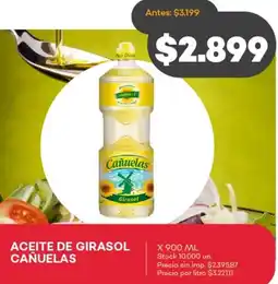 Supermercados Tadicor Cañuelas aceite de girasol oferta