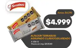 Supermercados Tadicor Terrabusi alfajor agrupado clásico/glaseado oferta