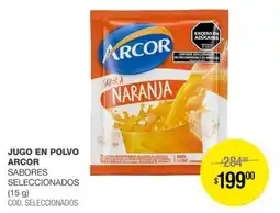 Atomo Conviene Arcor jugo en polvo sabores seleccionados oferta