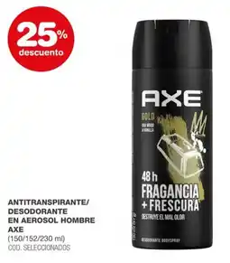 Atomo Conviene Axe antitranspirante/ desodorante en aerosol hombre oferta