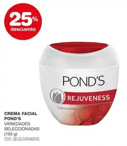 Atomo Conviene Pond's crema facial variedades seleccionadas oferta