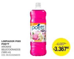 Atomo Conviene Poett limpiador piso aromas seleccionados oferta