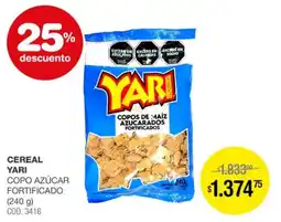 Atomo Conviene Yari cereal copo azúcar fortificado oferta