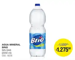 Atomo Conviene Brio agua mineral sin gas oferta