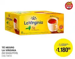 Atomo Conviene La virginia té negro oferta