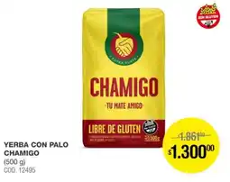 Atomo Conviene Chamigo yerba con palo oferta