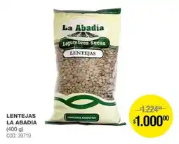 Atomo Conviene La abadía lentejas oferta