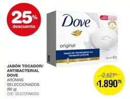 Atomo Conviene Dove jabón tocador/ antibacterial aromas seleccionados oferta