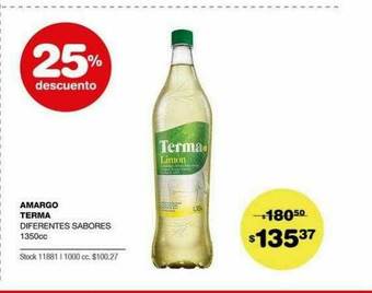 Atomo Conviene Amargo Terma 25% Descuento oferta