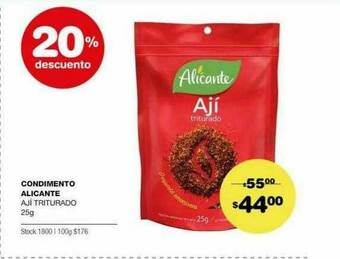 Atomo Conviene Condimento Alicante 20% Descuento oferta