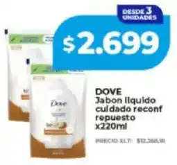 Supermayorista Vital Dove jabon liquido culdado reconf repuesto oferta