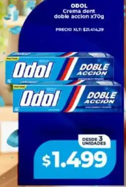 Supermayorista Vital Odol crema dent doble accion oferta