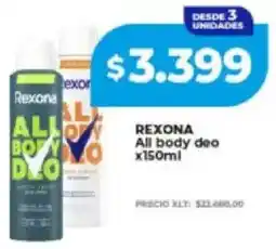 Supermayorista Vital Rexona all body deo oferta