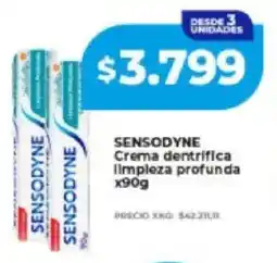 Supermayorista Vital Sensodyne crema dentrifica iimpleza profunda oferta