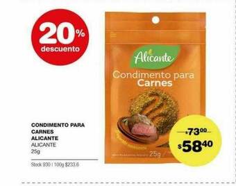 Atomo Conviene Condimento Para Carnes Alicante 20% Descuento oferta