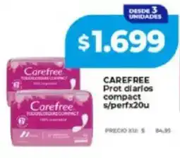 Supermayorista Vital Carefree prot diarios compact s/perf oferta