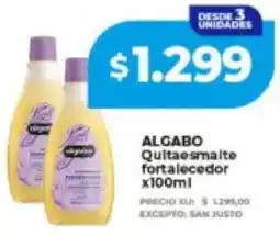 Supermayorista Vital Algabo quitaesmalte fortalecedor oferta