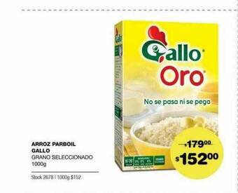 Atomo Conviene Arroz Parboil Gallo oferta