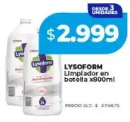 Supermayorista Vital Lysoform limpiador en botella oferta