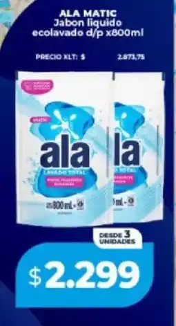 Supermayorista Vital Ala matic jabon liquido ecolavado d/p oferta